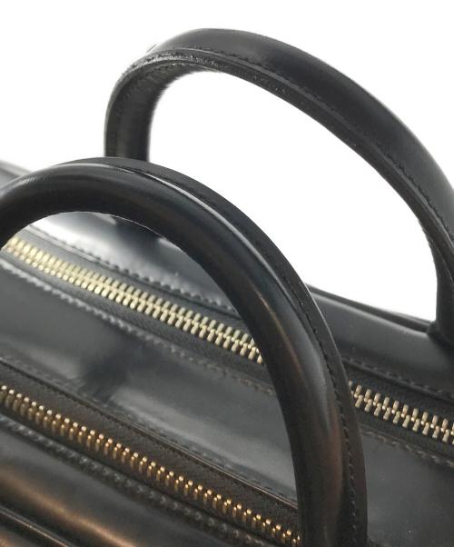 COMME des GARCONS（コムデギャルソン）COMME des GARCONS (コムデギャルソン) スクエアレザーハンドバッグ KZ-K 216 / 青山限定 最初期モデル katsuyuki yoshida for COMME des GARCONS ブラックの古着・服飾アイテム