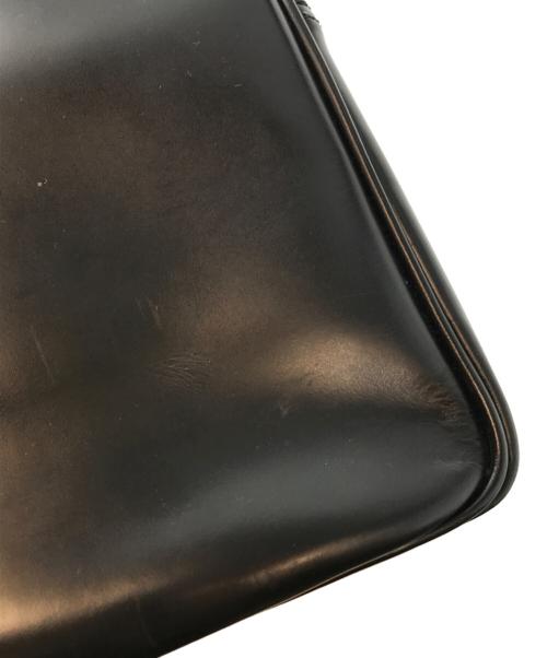 COMME des GARCONS（コムデギャルソン）COMME des GARCONS (コムデギャルソン) スクエアレザーハンドバッグ KZ-K 216 / 青山限定 最初期モデル katsuyuki yoshida for COMME des GARCONS ブラックの古着・服飾アイテム