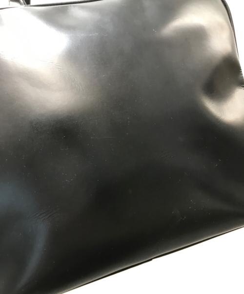 COMME des GARCONS（コムデギャルソン）COMME des GARCONS (コムデギャルソン) スクエアレザーハンドバッグ KZ-K 216 / 青山限定 最初期モデル katsuyuki yoshida for COMME des GARCONS ブラックの古着・服飾アイテム