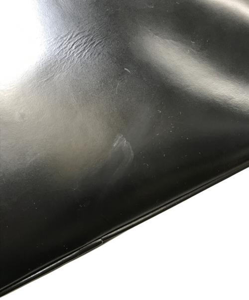 COMME des GARCONS（コムデギャルソン）COMME des GARCONS (コムデギャルソン) スクエアレザーハンドバッグ KZ-K 216 / 青山限定 最初期モデル katsuyuki yoshida for COMME des GARCONS ブラックの古着・服飾アイテム