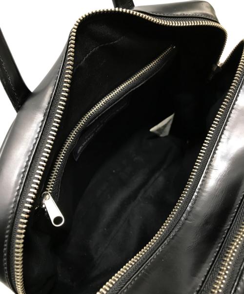 COMME des GARCONS（コムデギャルソン）COMME des GARCONS (コムデギャルソン) スクエアレザーハンドバッグ KZ-K 216 / 青山限定 最初期モデル katsuyuki yoshida for COMME des GARCONS ブラックの古着・服飾アイテム