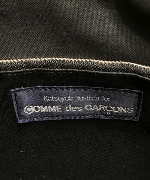 COMME des GARCONS（コムデギャルソン）COMME des GARCONS (コムデギャルソン) スクエアレザーハンドバッグ KZ-K 216 / 青山限定 最初期モデル katsuyuki yoshida for COMME des GARCONS ブラックの古着・服飾アイテム