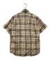 BURBERRY LONDON (バーバリーロンドン) ノバチェックコットンリネン混シャツ　BBW33-438-50 ベージュ サイズ:M：10000円
