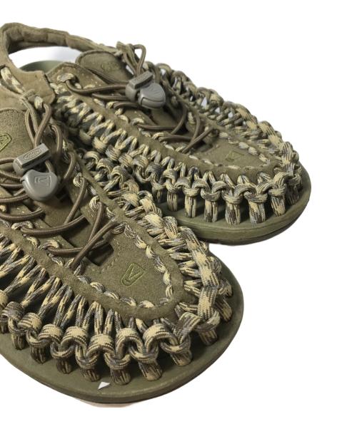 KEEN（キーン）KEEN (キーン) UNEEK 3C WOODLAND（ユニーク ウッドランド）　1014891 カーキ サイズ:25.5の古着・服飾アイテム