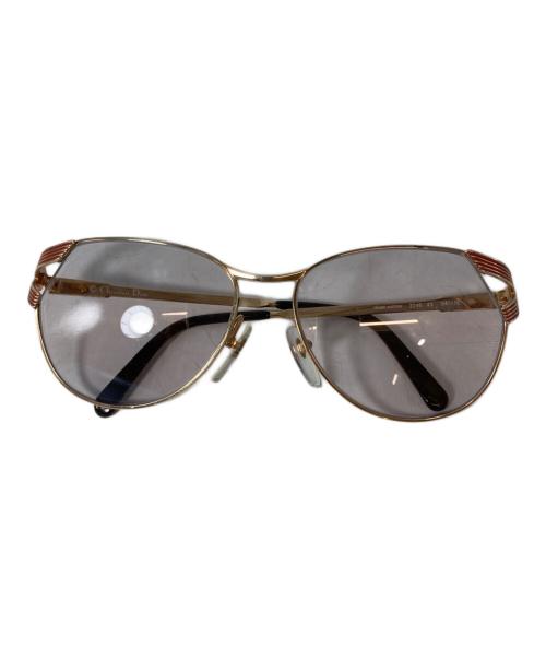 Christian Dior（クリスチャン ディオール）Christian Dior (クリスチャン ディオール) ヴィンテージ眼鏡 ゴールド サイズ:54□15 125の古着・服飾アイテム