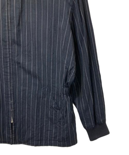 COMME des GARCONS HOMME（コムデギャルソン オム）COMME des GARCONS HOMME (コムデギャルソン オム) ストライプジップアップブルゾン HJ-080440 / 田中オム ネイビー サイズ:Mの古着・服飾アイテム