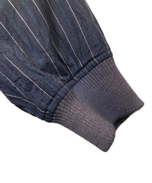COMME des GARCONS HOMME（コムデギャルソン オム）COMME des GARCONS HOMME (コムデギャルソン オム) ストライプジップアップブルゾン HJ-080440 / 田中オム ネイビー サイズ:Mの古着・服飾アイテム