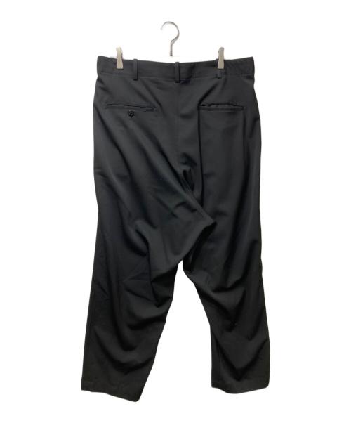 Yohji Yamamoto pour homme（ヨウジヤマモト プールオム）Yohji Yamamoto pour homme (ヨウジヤマモト プールオム) 09AW 猛獣期 ウールギャバジン スラックス HZ-P44-166 ブラック サイズ:2の古着・服飾アイテム