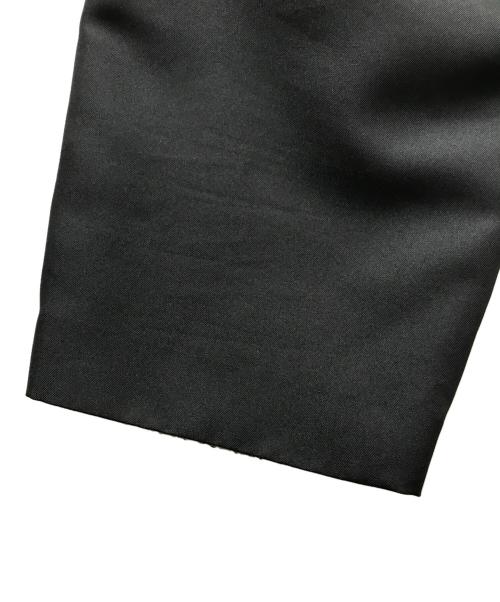 yoshio kubo（ヨシオクボ）yoshio kubo (ヨシオクボ) TWILL WIDE PANT(ツイルワイドパンツ) /  変型デザイン タックパンツ ブラック サイズ:2の古着・服飾アイテム