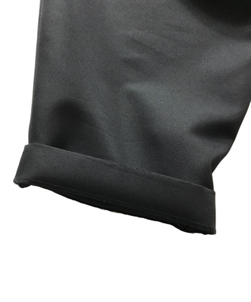 yoshio kubo（ヨシオクボ）yoshio kubo (ヨシオクボ) TWILL WIDE PANT(ツイルワイドパンツ) /  変型デザイン タックパンツ ブラック サイズ:2の古着・服飾アイテム