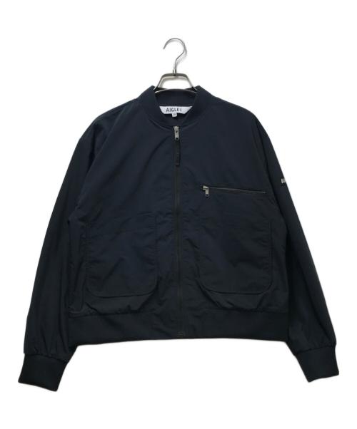 AIGLE（エーグル）AIGLE (エーグル) 撥水 UVカット ライトウェイトブルゾン ブラック サイズ:38の古着・服飾アイテム