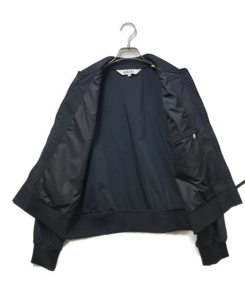 AIGLE（エーグル）AIGLE (エーグル) 撥水 UVカット ライトウェイトブルゾン ブラック サイズ:38の古着・服飾アイテム