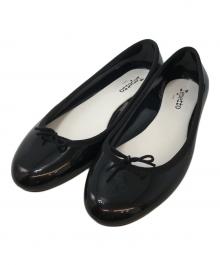 repetto（レペット）の古着「サンドリオン エナメルバレエシューズ」｜ブラック