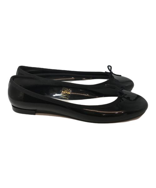 repetto（レペット）Repetto (レペット) サンドリオン エナメルバレエシューズ ブラック サイズ:41の古着・服飾アイテム