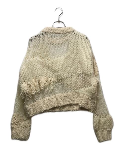 THE TOE（ザ・トゥー）THE TOE (ザ・トゥー) SHOREDITCH DAMAGE KNIT(ショーディッチダメージニット)　 ベージュ サイズ:Freeの古着・服飾アイテム
