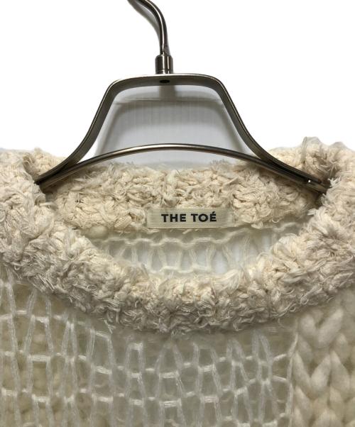 THE TOE（ザ・トゥー）THE TOE (ザ・トゥー) SHOREDITCH DAMAGE KNIT(ショーディッチダメージニット)　 ベージュ サイズ:Freeの古着・服飾アイテム