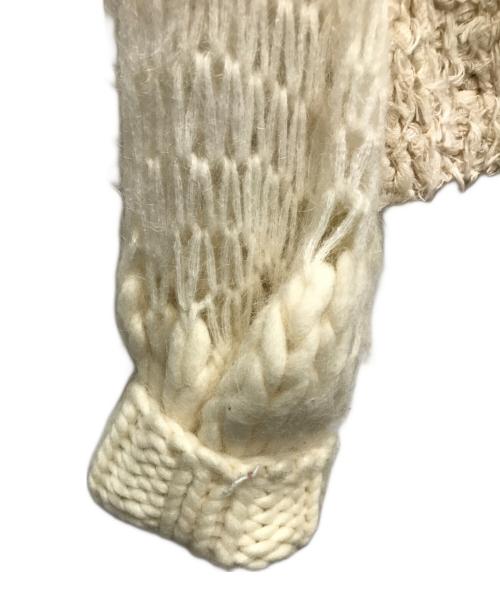 THE TOE（ザ・トゥー）THE TOE (ザ・トゥー) SHOREDITCH DAMAGE KNIT(ショーディッチダメージニット)　 ベージュ サイズ:Freeの古着・服飾アイテム
