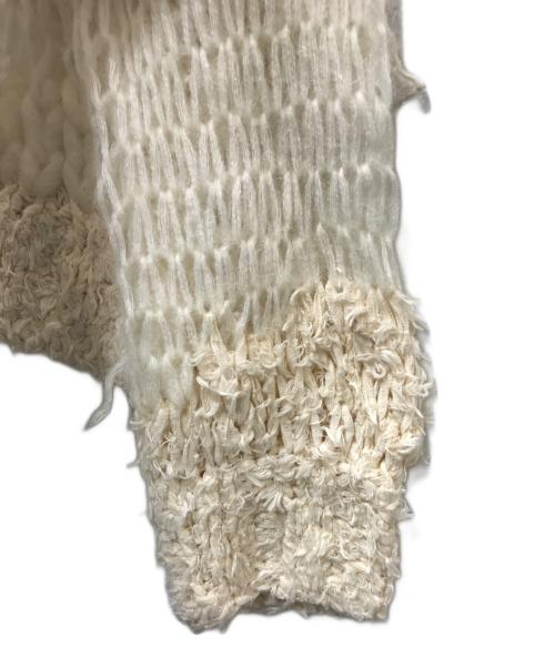 THE TOE（ザ・トゥー）THE TOE (ザ・トゥー) SHOREDITCH DAMAGE KNIT(ショーディッチダメージニット)　 ベージュ サイズ:Freeの古着・服飾アイテム