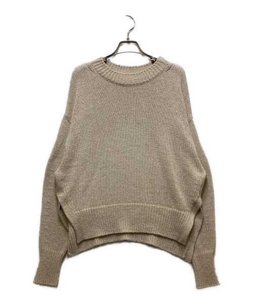 journal standard L'essage（ジャーナルスタンダード レサージュ）journal standard L'essage (ジャーナルスタンダード レサージュ) コットンTAPEワイドプルオーバー　26SS　　26080370080010 ベージュ サイズ:FREEの古着・服飾アイテム