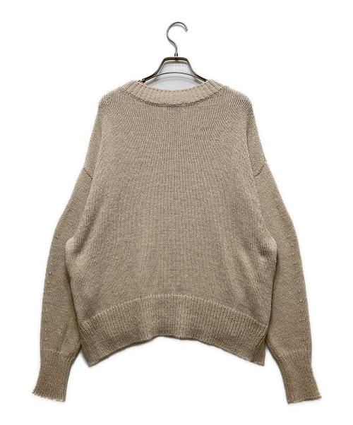 journal standard L'essage（ジャーナルスタンダード レサージュ）journal standard L'essage (ジャーナルスタンダード レサージュ) コットンTAPEワイドプルオーバー　26SS　　26080370080010 ベージュ サイズ:FREEの古着・服飾アイテム