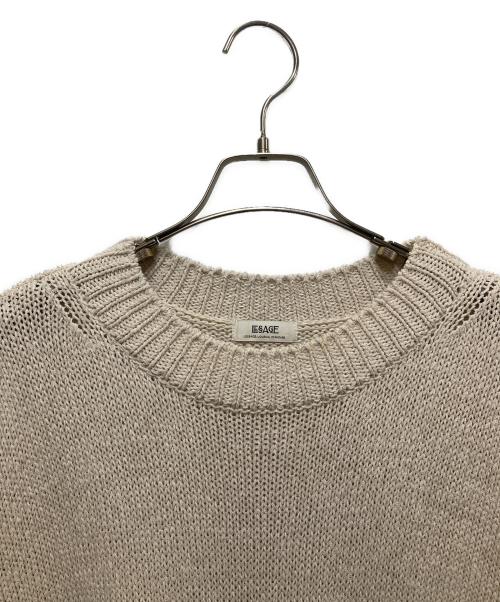 journal standard L'essage（ジャーナルスタンダード レサージュ）journal standard L'essage (ジャーナルスタンダード レサージュ) コットンTAPEワイドプルオーバー　26SS　　26080370080010 ベージュ サイズ:FREEの古着・服飾アイテム