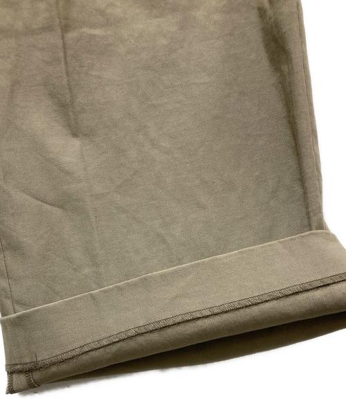 MUSE de Deuxieme Classe（ミューズ ドゥーズィエム クラス）MUSE de Deuxieme Classe (ミューズ ドゥーズィエム クラス) STRETCH TWILL タックパンツ ベージュ サイズ:36の古着・服飾アイテム