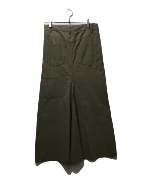 MUSE de Deuxieme Classe（ミューズ ドゥーズィエム クラス）MUSE de Deuxieme Classe (ミューズ ドゥーズィエム クラス) 25SS STRETCH TWILL B/FLARE(ストレッチ ツイル フレア) スカート 25060520413010 ベージュ サイズ:38の古着・服飾アイテム