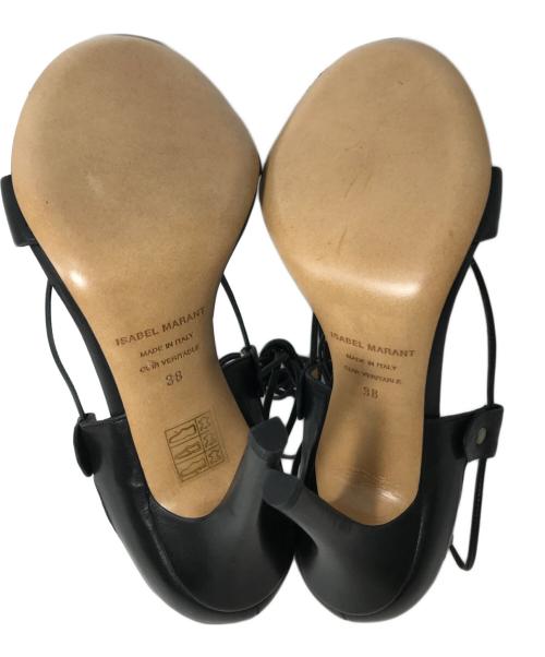 ISABEL MARANT（イザベルマラン）ISABEL MARANT (イザベルマラン) VEGETAL LEATHER SHOES ブラック サイズ:38の古着・服飾アイテム