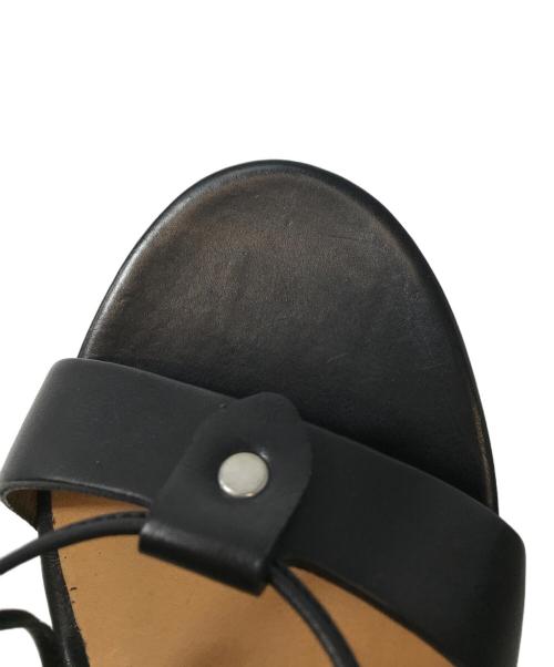 ISABEL MARANT（イザベルマラン）ISABEL MARANT (イザベルマラン) VEGETAL LEATHER SHOES ブラック サイズ:38の古着・服飾アイテム