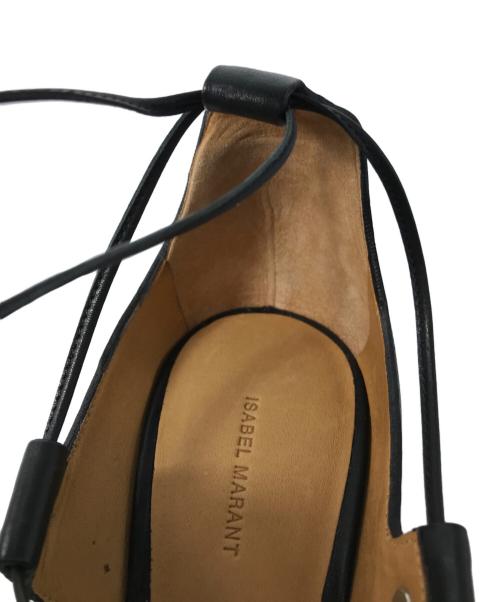 ISABEL MARANT（イザベルマラン）ISABEL MARANT (イザベルマラン) VEGETAL LEATHER SHOES ブラック サイズ:38の古着・服飾アイテム