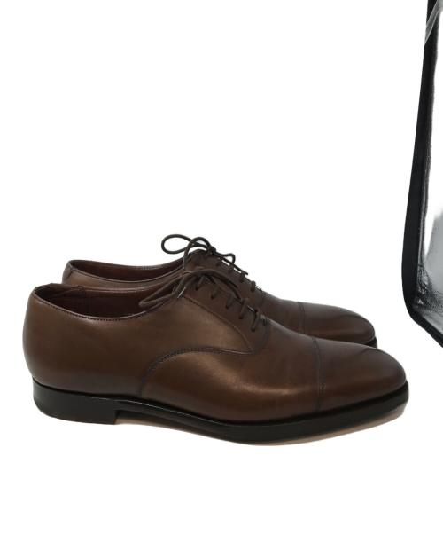 Crockett & Jones（クロケット＆ジョーンズ）Crockett & Jones (クロケット＆ジョーンズ) AUDLEY / オードリー ストレートチップレザーシューズ ブラウン サイズ:7Eの古着・服飾アイテム