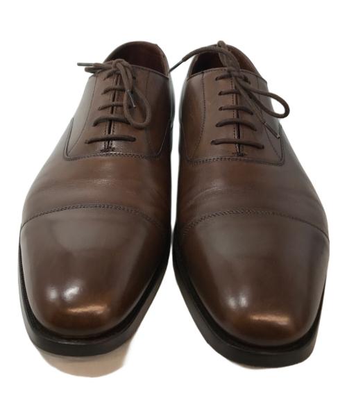 Crockett & Jones（クロケット＆ジョーンズ）Crockett & Jones (クロケット＆ジョーンズ) AUDLEY / オードリー ストレートチップレザーシューズ ブラウン サイズ:7Eの古着・服飾アイテム