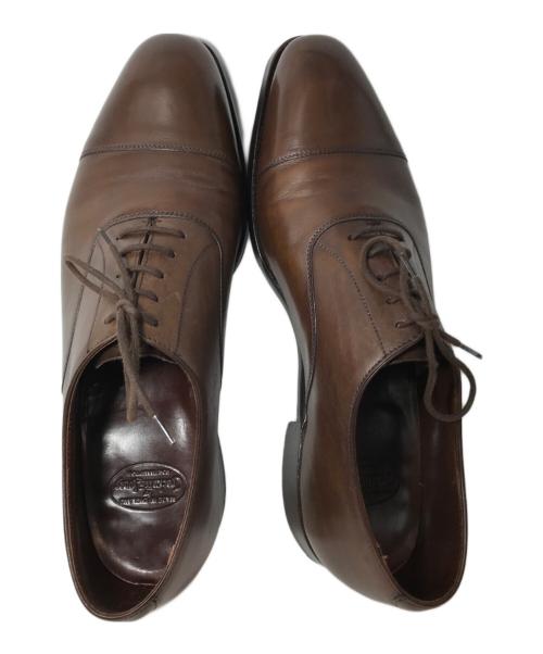 Crockett & Jones（クロケット＆ジョーンズ）Crockett & Jones (クロケット＆ジョーンズ) AUDLEY / オードリー ストレートチップレザーシューズ ブラウン サイズ:7Eの古着・服飾アイテム