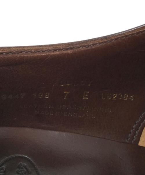 Crockett & Jones（クロケット＆ジョーンズ）Crockett & Jones (クロケット＆ジョーンズ) AUDLEY / オードリー ストレートチップレザーシューズ ブラウン サイズ:7Eの古着・服飾アイテム