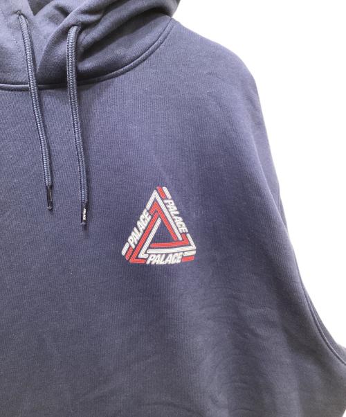 PALACE（パレス）PALACE (パレス) TRI-LINE HOOD（トライライン） / スウェット プルオーバーパーカー ネイビー サイズ:Xlの古着・服飾アイテム