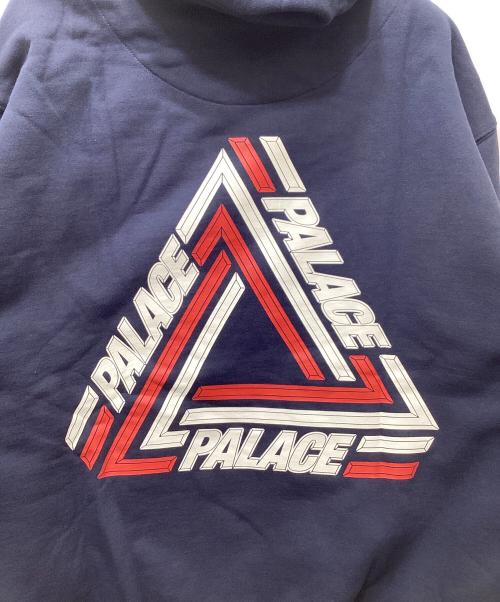 PALACE（パレス）PALACE (パレス) TRI-LINE HOOD（トライライン） / スウェット プルオーバーパーカー ネイビー サイズ:Xlの古着・服飾アイテム