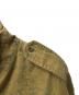中古・古着 POLO RALPH LAUREN (ポロ・ラルフローレン) エポレット付き 総柄ミリタリーシャツ ブラウン サイズ:XXL：9000円