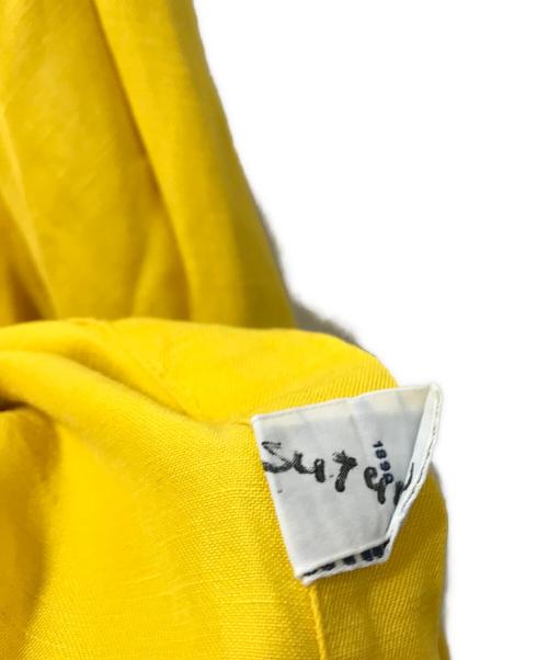 POLO RALPH LAUREN（ポロ・ラルフローレン）POLO RALPH LAUREN (ポロ・ラルフローレン) リネン×シルク ボタンダウンシャツ イエロー サイズ:Lの古着・服飾アイテム
