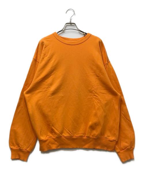 DRIES VAN NOTEN（ドリスヴァンノッテン）DRIES VAN NOTEN (ドリスヴァンノッテン) クルーネックスウェット KKUEKS0820 オレンジ サイズ:Sの古着・服飾アイテム