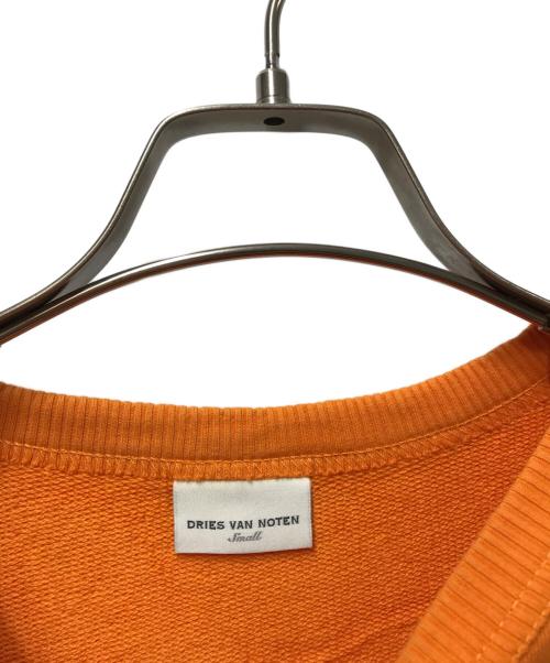 DRIES VAN NOTEN（ドリスヴァンノッテン）DRIES VAN NOTEN (ドリスヴァンノッテン) クルーネックスウェット KKUEKS0820 オレンジ サイズ:Sの古着・服飾アイテム