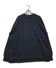 DRIES VAN NOTEN（ドリスヴァンノッテン）の古着「モックネックスウェット」｜ネイビー