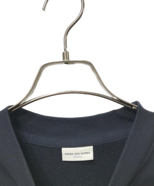 DRIES VAN NOTEN（ドリスヴァンノッテン）DRIES VAN NOTEN (ドリスヴァンノッテン) モックネックスウェット ネイビー サイズ:Mの古着・服飾アイテム