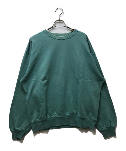 DRIES VAN NOTEN（ドリスヴァンノッテン）DRIES VAN NOTEN (ドリスヴァンノッテン) クルーネックスウェット グリーン サイズ:Sの古着・服飾アイテム