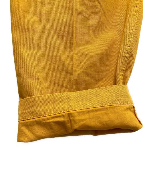 DRIES VAN NOTEN（ドリスヴァンノッテン）DRIES VAN NOTEN (ドリスヴァンノッテン) 1タック カラーチノパン イエロー サイズ:46の古着・服飾アイテム