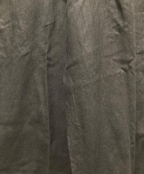 fog linen work（フォグリネンワーク）fog linen work (フォグリネンワーク) リネンワンピース ブラック サイズ:実寸参照の古着・服飾アイテム