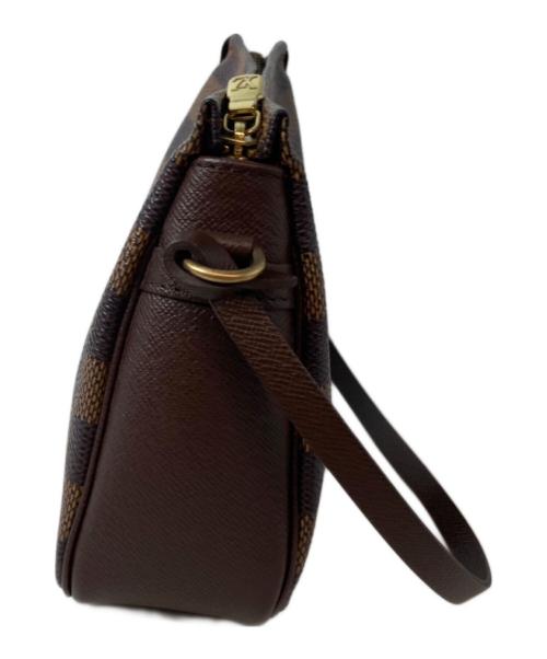 LOUIS VUITTON（ルイ ヴィトン）LOUIS VUITTON (ルイ ヴィトン) ダミエ トゥルース・メイクアップ N51982 アクセサリーポーチ ミニバッグ エベヌ ブラウンの古着・服飾アイテム