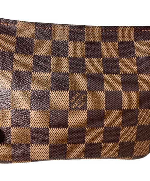 LOUIS VUITTON（ルイ ヴィトン）LOUIS VUITTON (ルイ ヴィトン) ダミエ トゥルース・メイクアップ N51982 アクセサリーポーチ ミニバッグ エベヌ ブラウンの古着・服飾アイテム
