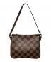 LOUIS VUITTON (ルイ ヴィトン) ダミエ トゥルース・メイクアップ N51982 アクセサリーポーチ ミニバッグ エベヌ ブラウン：70000円