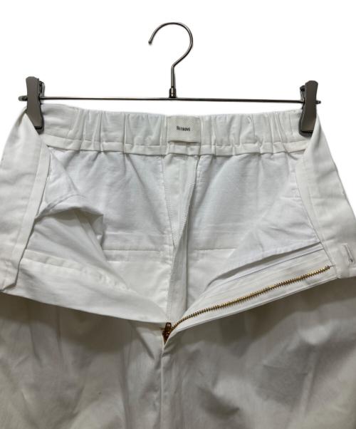 RETROVE（リトローヴ）RETROVE (リトローヴ) TUCK EASY PANTS ホワイト サイズ:34の古着・服飾アイテム