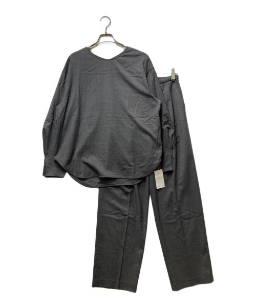Spick and Span（スピック＆スパン）Spick and Span (スピック＆スパン) Tブラウス/パンツ 2ピースセット グレー サイズ:38の古着・服飾アイテム